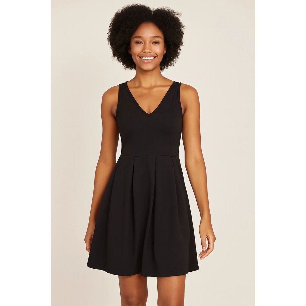 24/7 Comfort Apparel Shirt Dress Womens sz M USA Sleeveless minimalist lagenlook